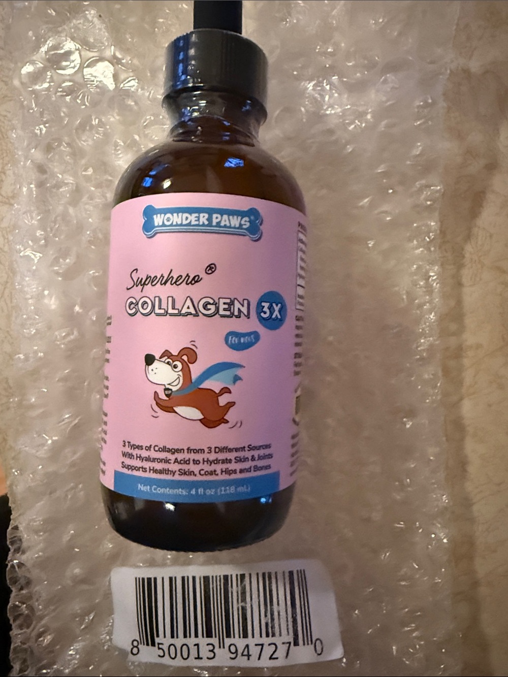 Wonder paws- Superhero Collagen 3X for Dogs- NWT